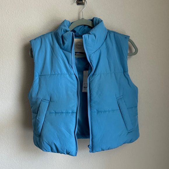 NWT Blue Puffer Vest jacket - Picture 4 of 7